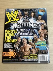 WWE magazine Wrestle mania 25th Anniversary CM PUNK Cena UNDERTAKER Poster
