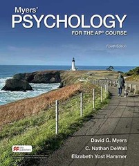 Myers’ Psychology for the AP® – Hardcover, by Myers David; DeWall – Very Good