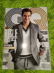 GQ Magazine Style Bible Magazine Roger Federer Cover Men’s Fashion April 2017