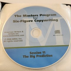 AWAI MASTERS PROGRAM FOR SIX FIGURE COPYWRITING DISC #11 THE BIG PREDICTION