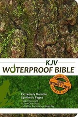 Waterproof Bible-KJV-Tree Bark by Bardin & Marsee Publishing: New