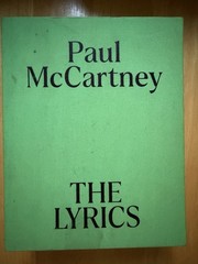 Lyrics : 1956 to the Present by Paul McCartney (2021, Hardcover)