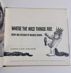 Where the Wild Things Are Maurice Sendak Early Harper & Row HC DJ $3.50 1963