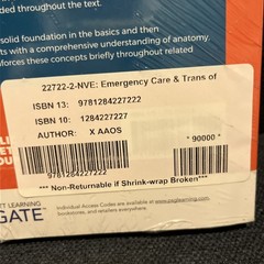 BK: Emergency Care And Transportation Of The Sick And Injured 12th Edition AAOS