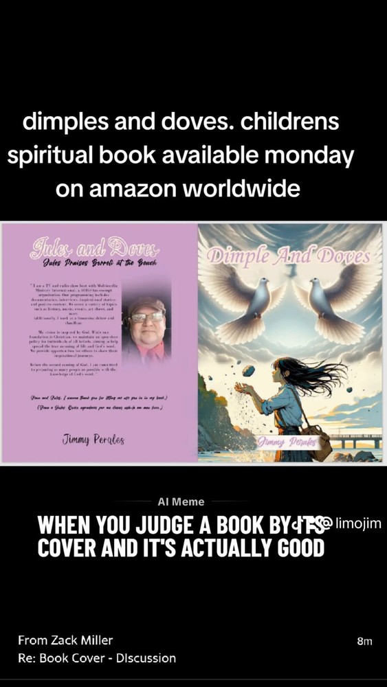 Dimples And Doves. Ebooks 6.99. Paperback 18.99. New children’s spiritual book