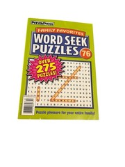 PennyPress Family Favorites Word Seek Puzzle #76 • Over 275 Puzzles