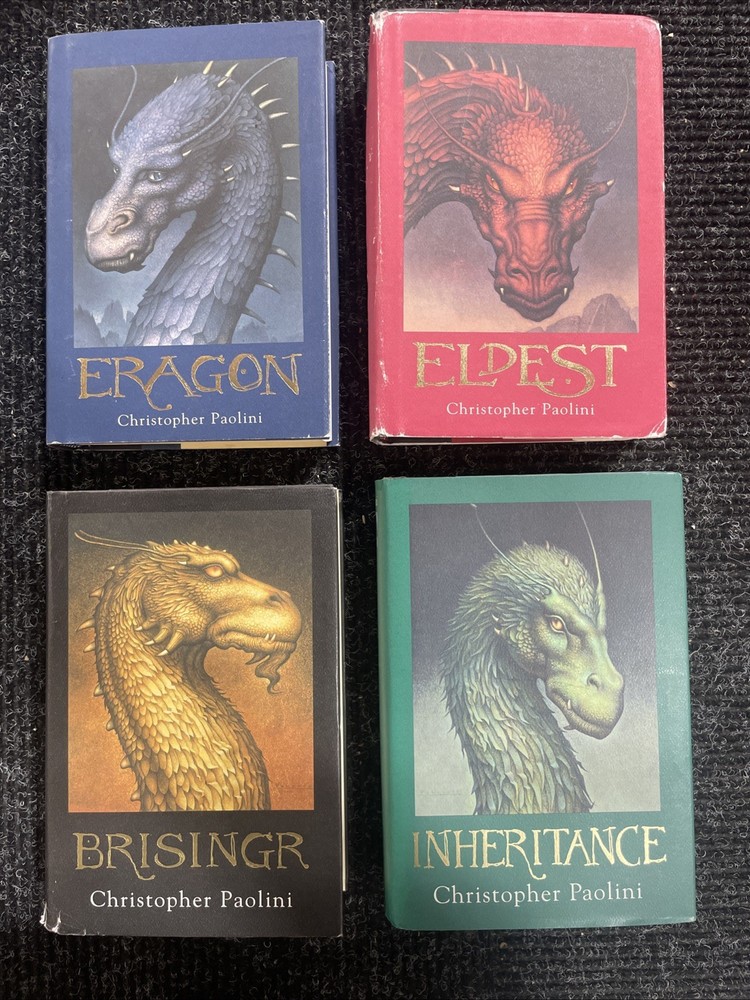 ERAGON Complete Series Set INHERITANCE CYCLE Christopher Paolini 4 Hardcover Lot