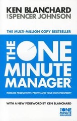 The One Minute Manager – Paperback By Blanchard, Ken – GOOD