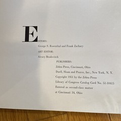 1951 Portfolio: The Annual Of The Graphic Arts – Vol. I No. 3