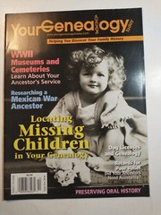 Your Genealogy Today Magazine Sept/Oct 2016 Family History – Missing Children