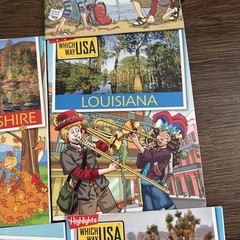 Highlights Which Way USA Lot of 20 State Books Most Maps Included