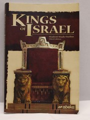 ABeka Kings of Israel Student Study Outline Book 3rd edition, Like New