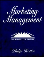 Marketing Management: Millennium Edition (10th Edition) – Hardcover – GOOD