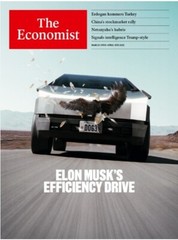 The Economist Weekly Magazine (US) Issue Mar 29-Apr 4th, 2025/ ELON MUSK’D EFFIC