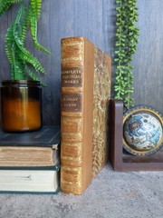1897 Complete Poetical Works of Robert Burns Cambridge Fine Leather Binding