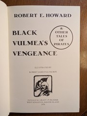 BLACK VULMEA’S VENGEANCE Robert E. Howard Donald Grant SIGNED artist 1st edition