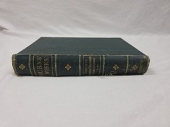 RARE 1884 antique book of poetry by Robert Burns vintage Leather cover Crowell