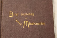 Antique Ca. 1910’s Brief Sketches Of Noted Missionaries Hard Cover