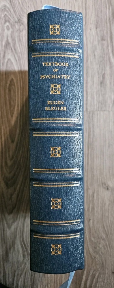 Textbook of Psychiatry Gryphon Editions Eugen Bleuler 1988 Leather Bound Gilt