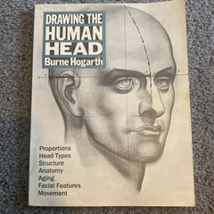 Drawing the Human Head – Burne Hogarth 1989 First Printing Paperback Book – Art