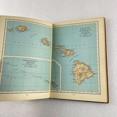 Rand McNally World Atlas 1931 Edition 1930 Census Chicago Herald Examiner Maps