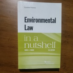 Environmental Law in a Nutshell Paperback Daniel Farber