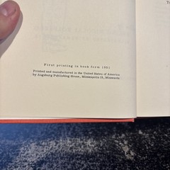 Gopher Tails for Papa by Erling Nicolai Rolfsrud – 1951 Hardcover