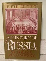 A History of Russia by Riasanovsky DC HB SIGNED 531