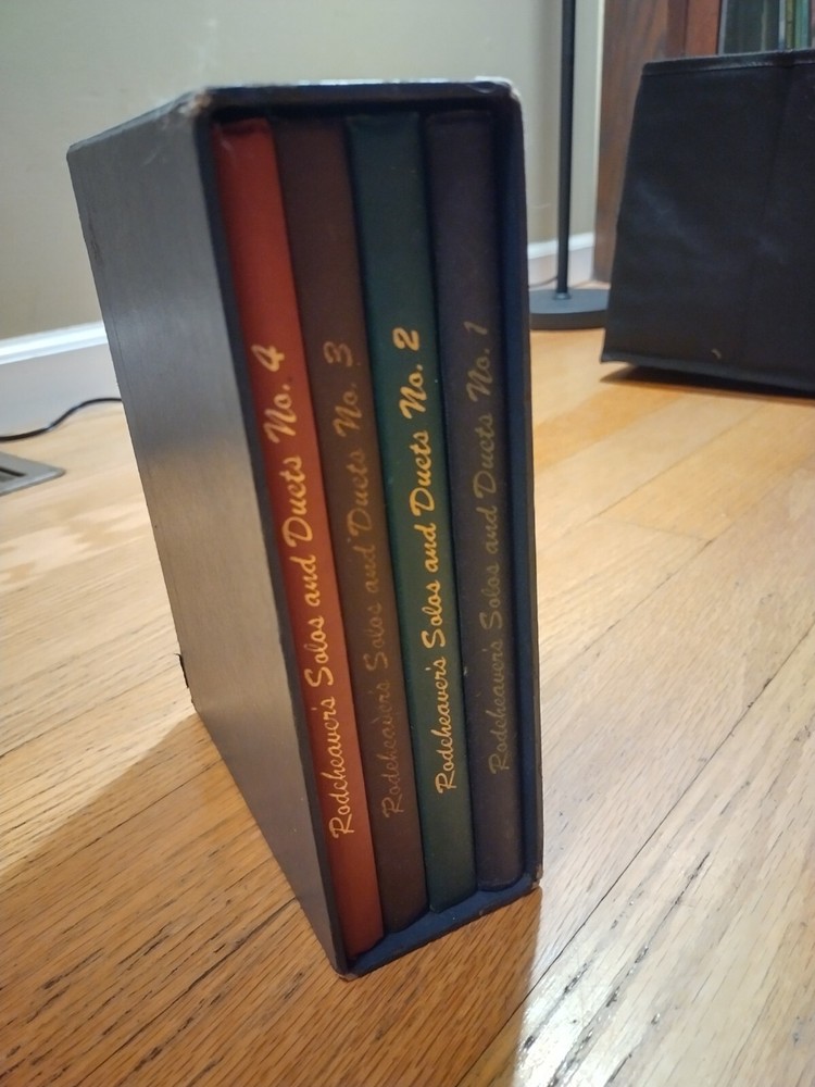 Books Rodeheaver’s Gospel Solos And Duets Pew Set Of 4 Box 1925-1946 Hardcover