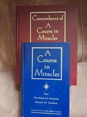 Concordance & Text Workbook Manual of A Course in Miracles Foun For Inner Peace