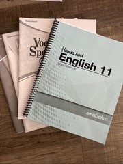 Abeka Homeschool English Manual 11 Video Series Teacher And Student Set