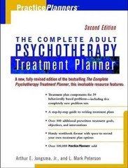 The Complete Adult Psychotherapy Treatment Planner (Practice Planners) – GOOD