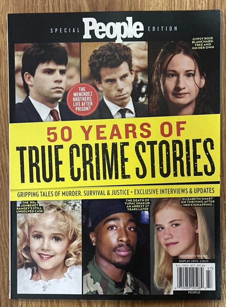 People Magazine 50 Years Of True Crime Stories Magazine 2025