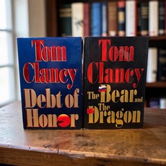 Tom Clancy Hardcover Book Lot 5 Jack Ryan 4 First Edition First Printings
