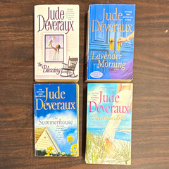 Jude Deveraux Lot of 4 Paperback Romance Novels (Blessing, Summerhouse)