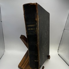American Bible Society 1843 New Testament Psalms Leather Illustrated Bible Book