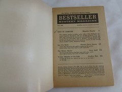 Bestseller Mystery Pulp Magazines Lot of 2 Vintage Thriller/Mystery Softcover