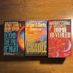 Arthur C. Clarke – Beyond the Fall of Night, Cradle, Rama Revealed, Sci-Fi PB