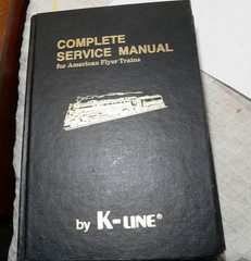 Complete Service Manual for American Flyer Trains Hardback By K-Line 1983