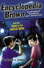 Encyclopedia Brown and the Case of the Secret UFOs – Paperback – GOOD
