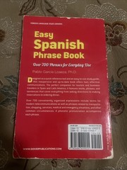Dover Language Guides Spanish Easy Spanish Phrase Book