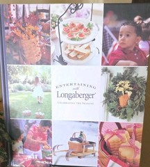 Longaberger Entertaining Cookbook Celebration Recipes Basket Company Hardcover