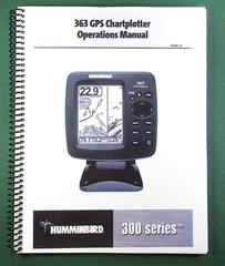 Humminbird 363 Chartplotter Instruction Manual: 116 Pages & Protective Covers!