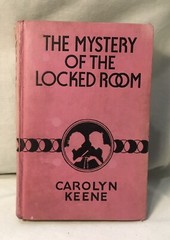 The Mystery Of The Locked Room Carolyn Keene Book Hardcover No DJ Likely 1st Ed.