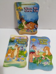 Vintage Bendon Land Before Time Board Books Lot Little Foot Petrie Ducky Sarah