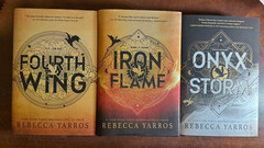Empyrean series 3 Books set: Fourth Wing, Iron Flame, & Onyx Storm HB – Yarros