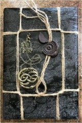 THE NEVERENDING STORY ~ HANDMADE LEATHER HC with FREE AURYN NECKLACE Color Illus