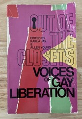 Karla Jay, Allen Young / Out of the Closets Voices of Gay Liberation 1972 ed