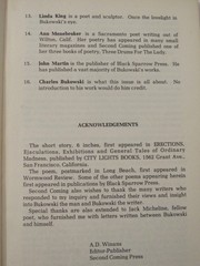 Special CHARLES BUKOWSKI Second Coming. Vol. II, No. III. Poetry Letters 1970s