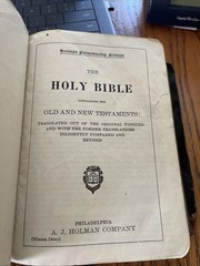 Antique 1895 The Holy Bible A J Holman Pronouncing Bible Pocket KJV USA + extras